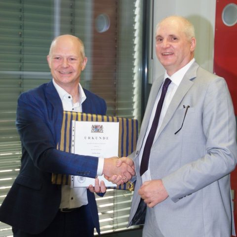 Feierliche Amtseinführung von Steffen Rost als neuer Schulleiter der Siegmund-Loewe-Schule