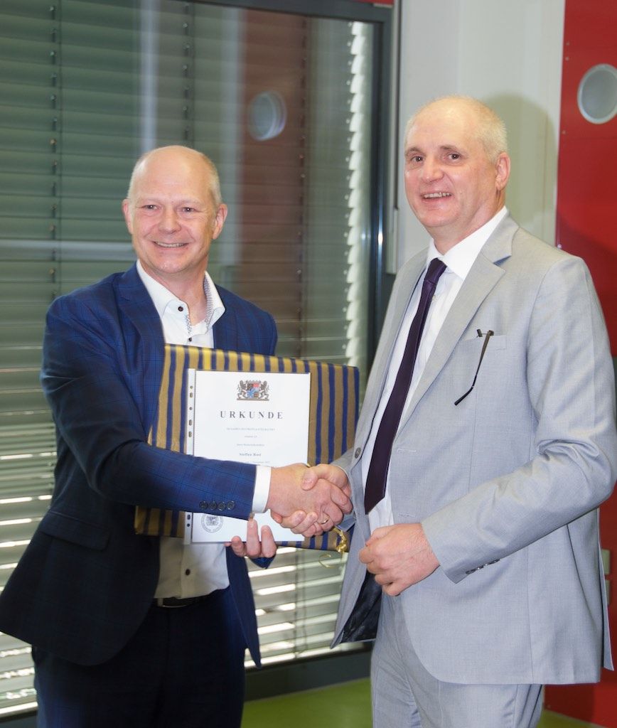 Feierliche Amtseinführung von Steffen Rost als neuer Schulleiter der Siegmund-Loewe-Schule