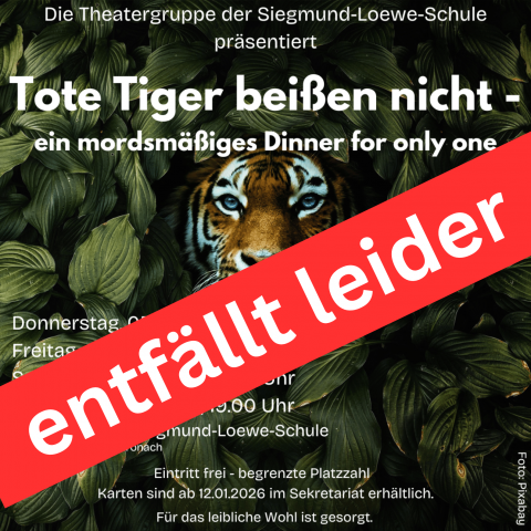 Theaterstück entfällt leider!