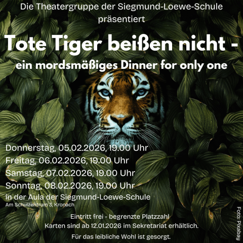 „Tote Tiger beißen nicht – ein mordsmäßiges Dinner for only one“