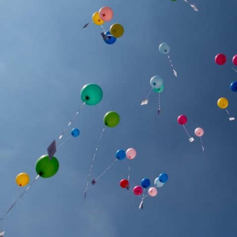 Luftballon-Wettbewerb